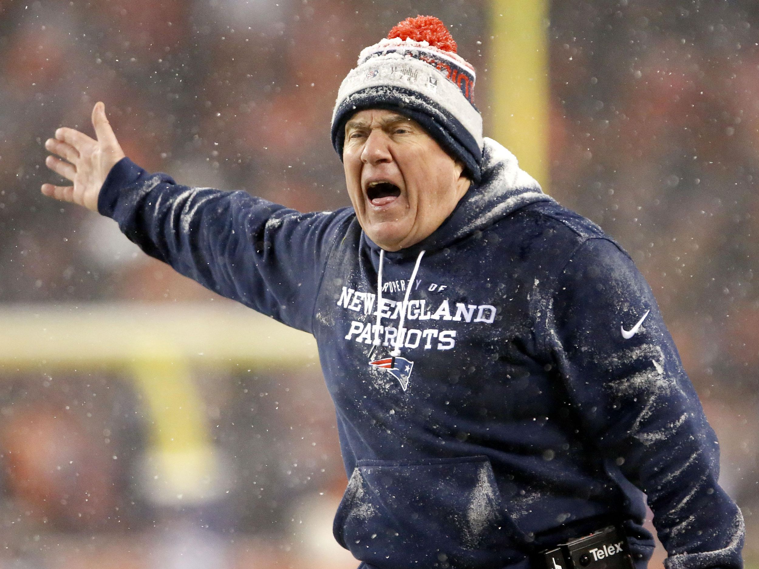 Belichick hoodie clearance