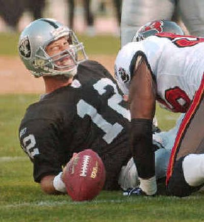 Gannon  Oakland raiders football, Raiders football, Rich gannon