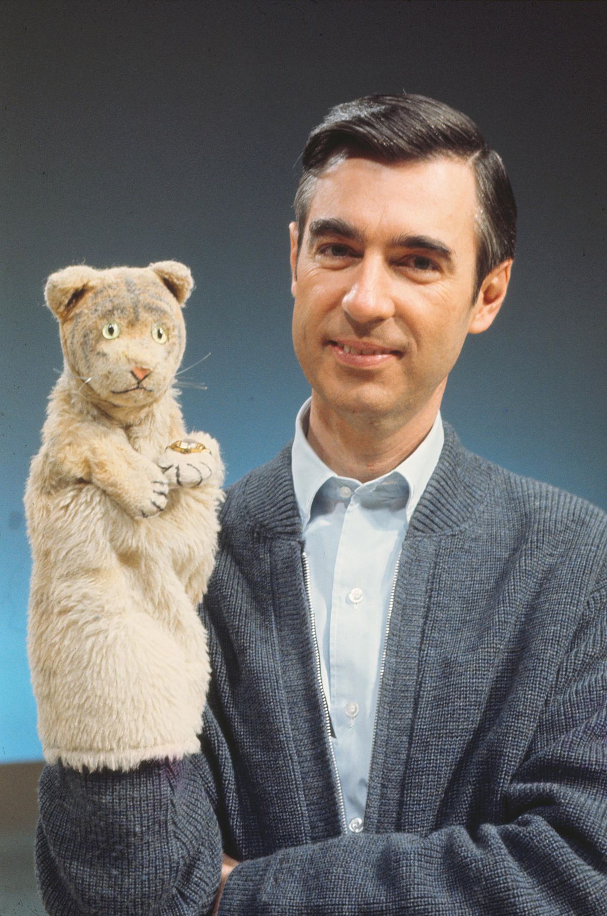 Fred Rogers of "Mr. Rogers Neighborhood" in a scene from the film "Won