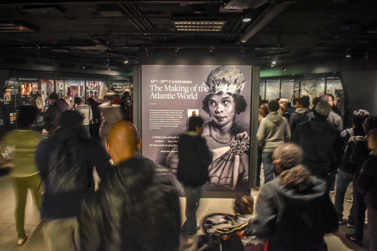 The National Museum of African American History and Culture during its six-month anniversary. (Bill O