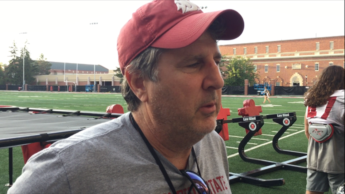 Video Washington State coach Mike Leach post practice Sept. 12 The
