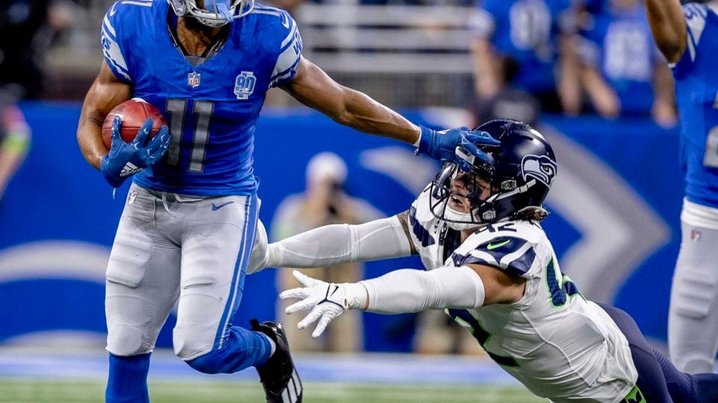 Lions pass rush never gets started in 37-31 loss to Seahawks
