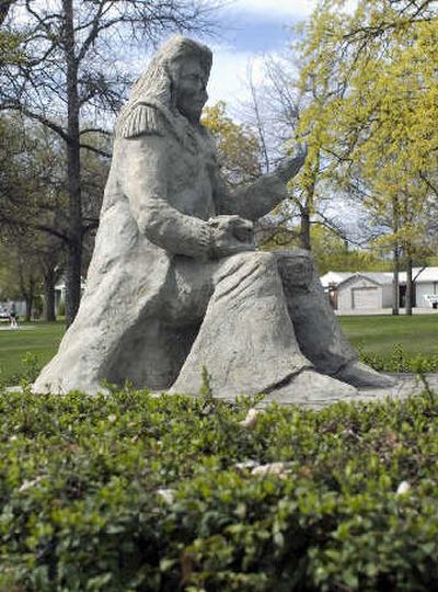 
The Arts Commission and Chief Garry Park Neighborhood Council have endorsed the removal of the Chief Garry Statue, which is constantly being vandalized. 
 (Colin Mulvany / The Spokesman-Review)
