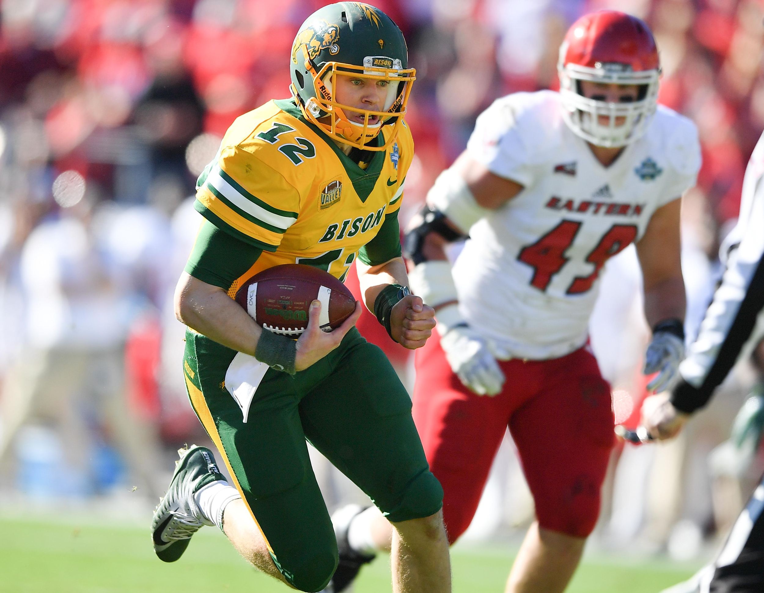 NDSU Bison Football Fans - Easton Stick on NOW. NFL Network and sportsurge.net