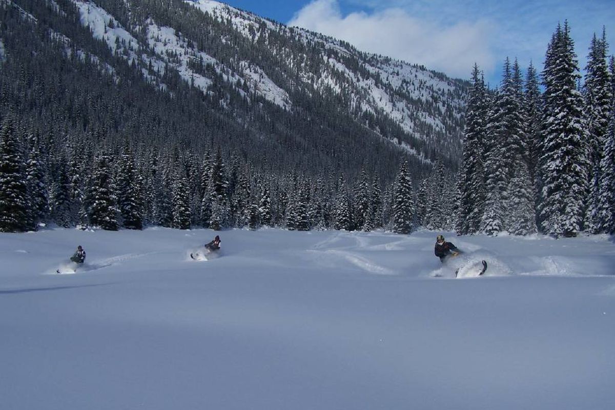 Elkford, British Columbia, is becoming a popular playground for snow enthusiasts, especially those who love snowmobiles or cross-country skiing. (Douglas Dean)