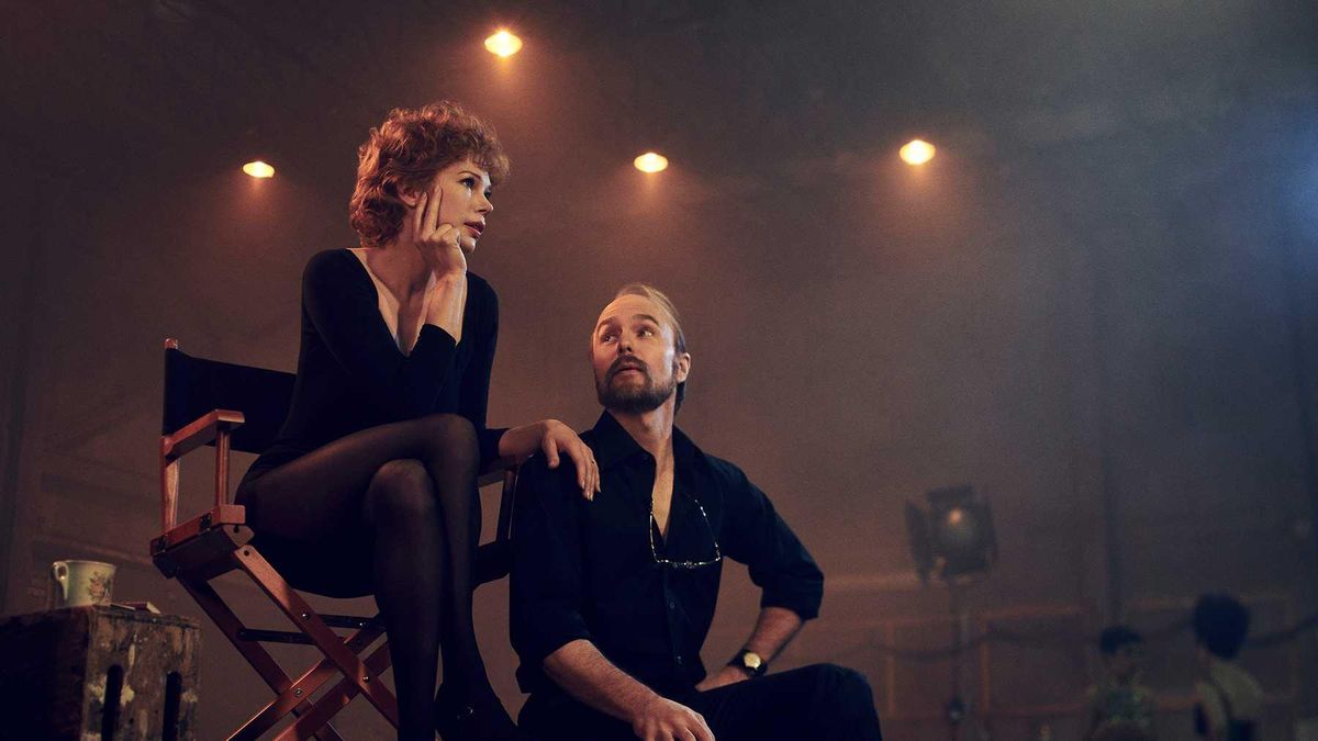 Michelle Williams and Sam Rockwell in “Fosse/Verdon.” (FX Network)