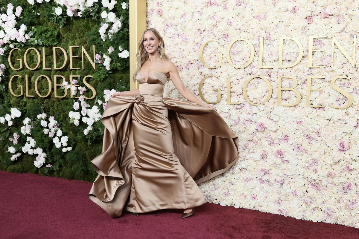 Nikki Glaser at the 82nd Golden Globe Awards, held at the Beverly Hilton Hotel in Beverly Hills, California, on Sunday, Jan. 5, 2025. (Robert Gauthier/Los Angeles Times/TNS)  (Robert Gauthier/Los Angeles Times/TNS)