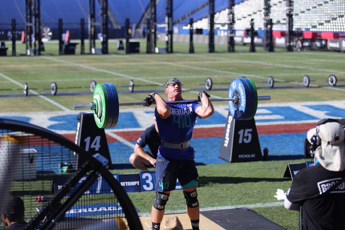 Jason Uberuaga competes in the recent CrossFit Games. (Jason Uberuaga)