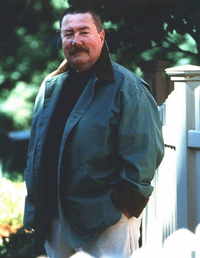 Robert B. Parker, seen in a 1997 photo, wrote 37 “Spenser” novels.  (File Associated Press / Putnam)