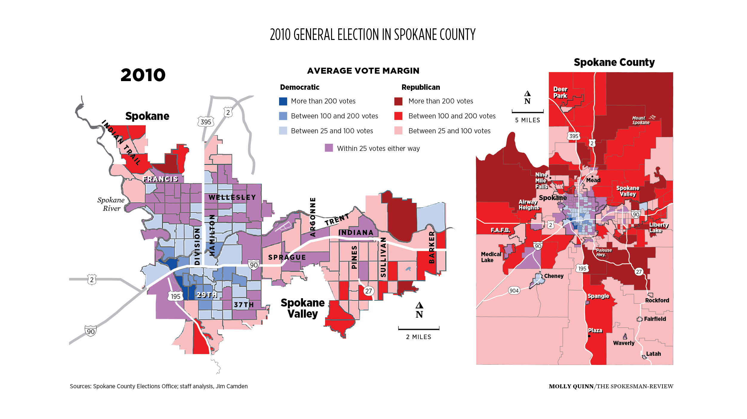 Making Spokane legislative districts more competitive will be difficult for  redistricting commission | The Spokesman-Review