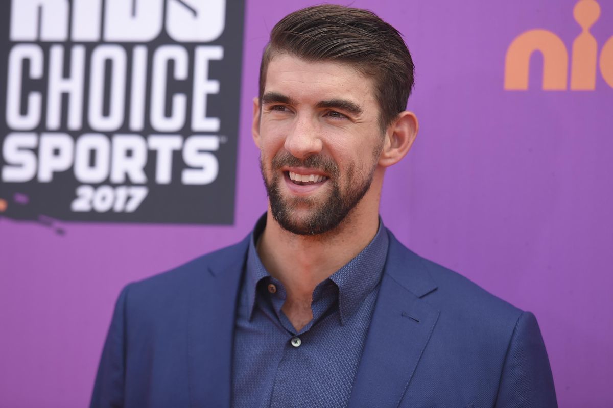 Retired Olympic swimmer Michael Phelps will test his speed against that of a great white shark in the kickoff event for the Discovery Channel’s annual Shark Week. (Richard Shotwell / Richard Shotwell/Invision/AP)