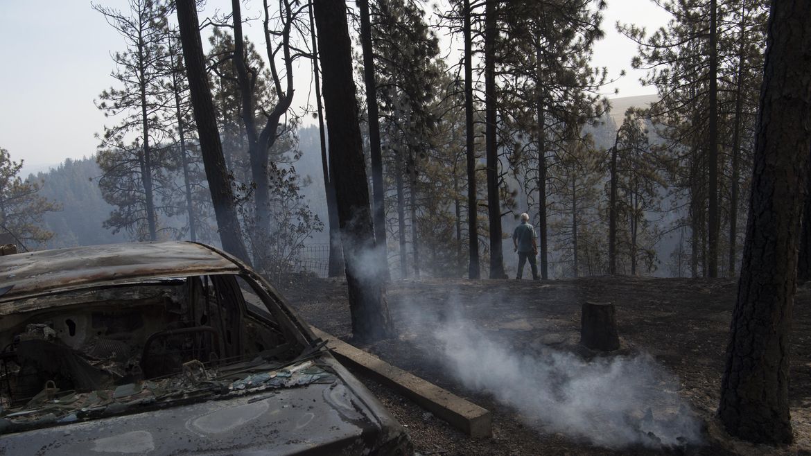 Spokane area wildfires Aug. 22, 2016 The SpokesmanReview