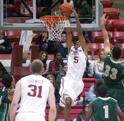 Washington State freshman Will DiIorio makes the most of his time off the bench. (Associated Press)
