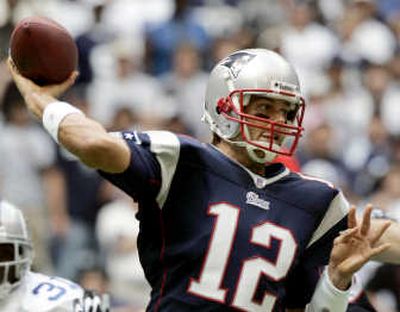 
Patriots quarterback Tom Brady (12). Associated Press
 (Associated Press / The Spokesman-Review)