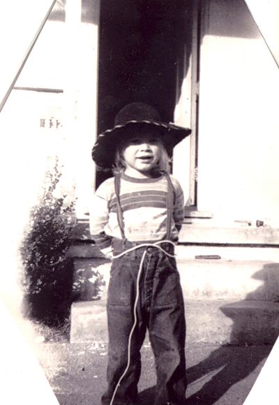 Jan Sarchio as a child in the 1950s.