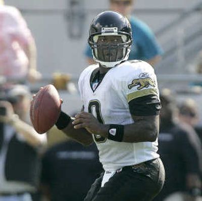 
David Garrard is sidelined with a sprained ankle, so Quinn Gray will start. Associated Press
 (Associated Press / The Spokesman-Review)