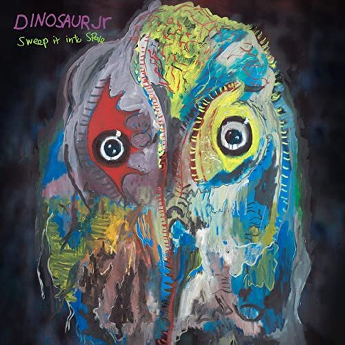 Dinosaur Jr.’s new album is titled “Sweep It Into Space.”  (Courtesy)