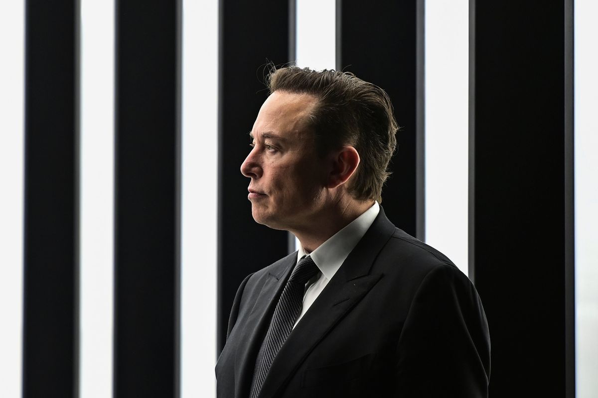 FILE - Elon Musk, Tesla CEO, attends the opening of the Tesla factory Berlin Brandenburg in Gruenheide, Germany, March 22, 2022. Twitter said in a statement Friday, April 15, 2022, that its board of directors has unanimously adopted a “poison pill” defense in response to Tesla CEO Elon Musk’s proposal to buy the company and take it private.  (Patrick Pleul)