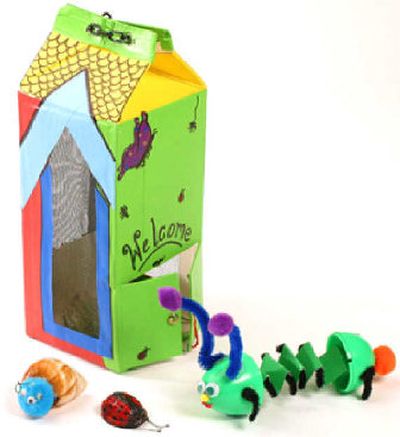 
Make a bug house like this one and watch closely at the critters that stop by. 
 (King Features Syndicate / The Spokesman-Review)