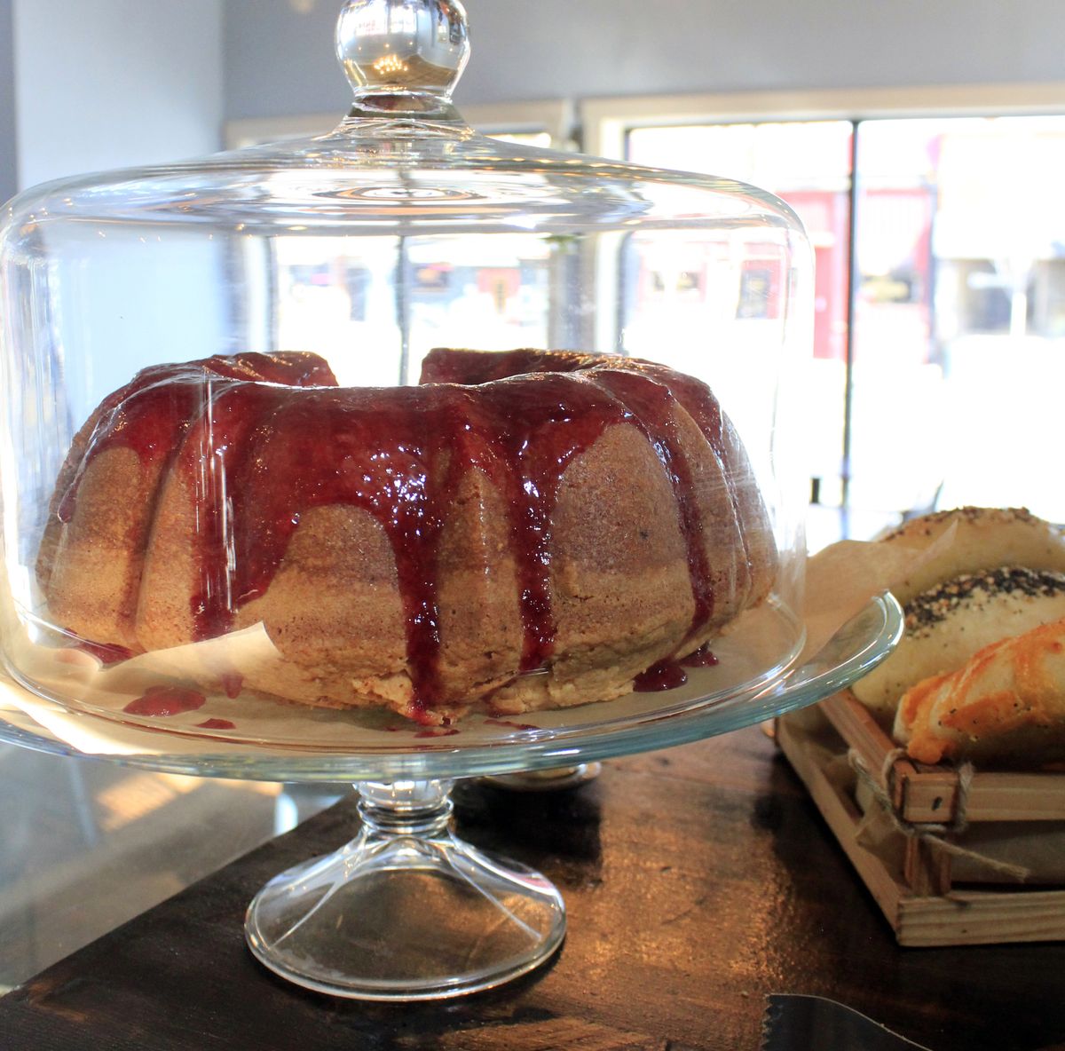 Pound cake at The Mason Jar in Cheney.