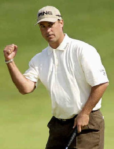 
Chris DiMarco's second-place finish got him onto the United States Ryder Cup team.
 (Associated Press / The Spokesman-Review)