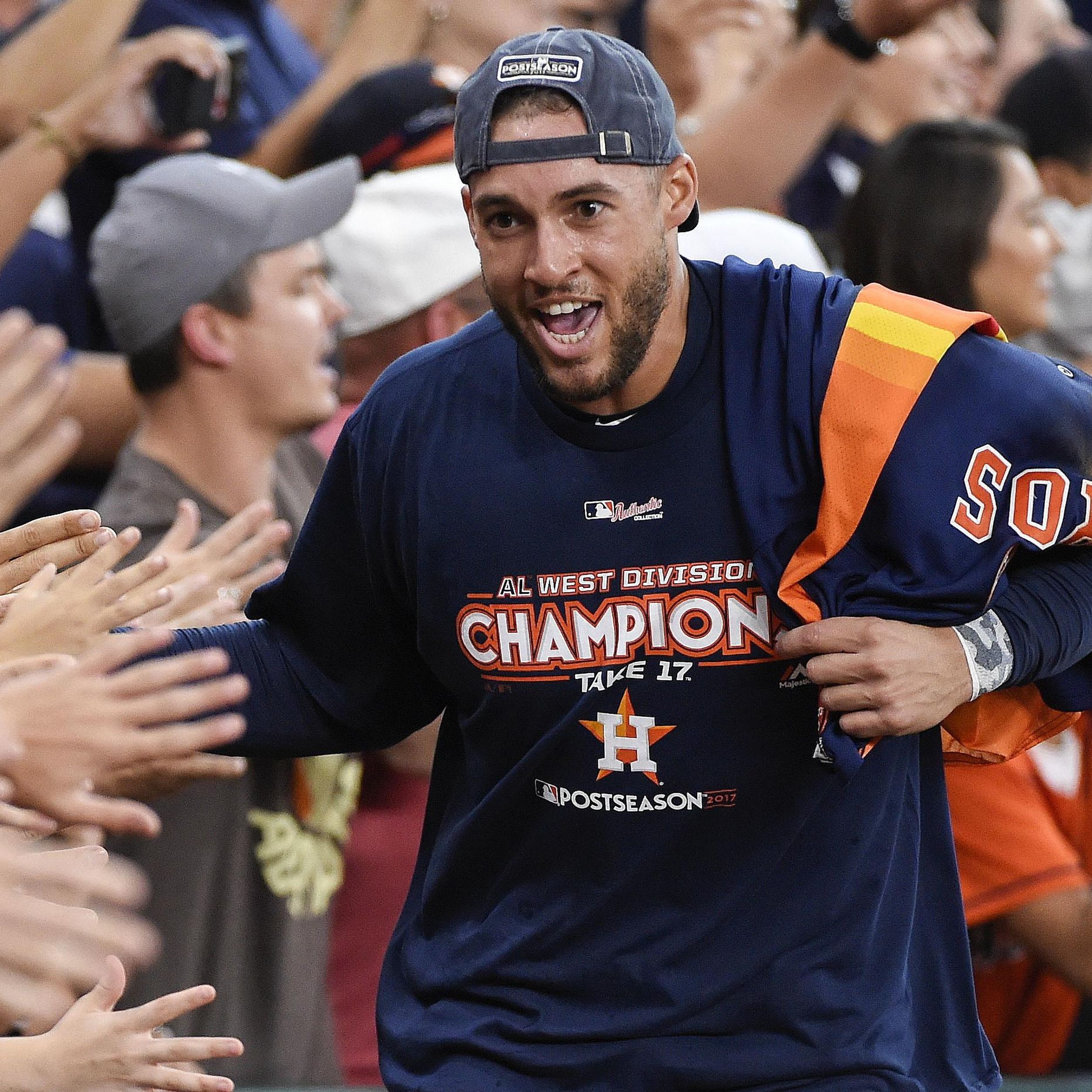 Houston Astros clinch first AL West title, first division title overall  since 2001 