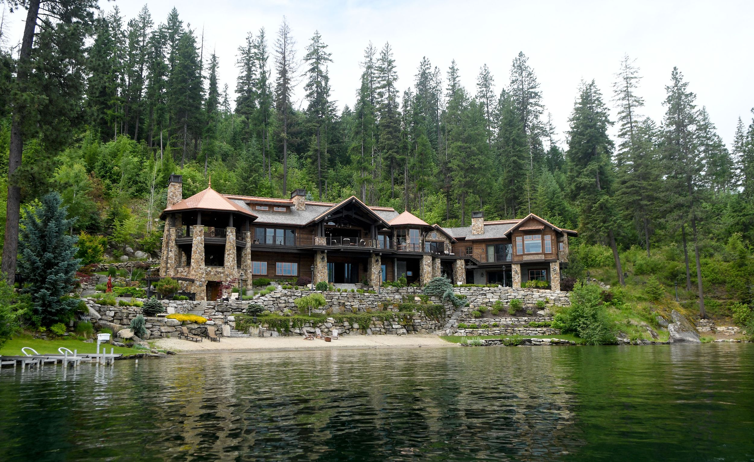 A 27 Million Lakefront Estate In Coeur Dalene Is Idahos Most Expensive Home On The Market 4103