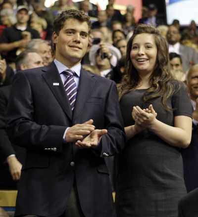  Bristol Palin and Levi Johnston, shown in 2008, have announced their engagement.  (Associated Press)