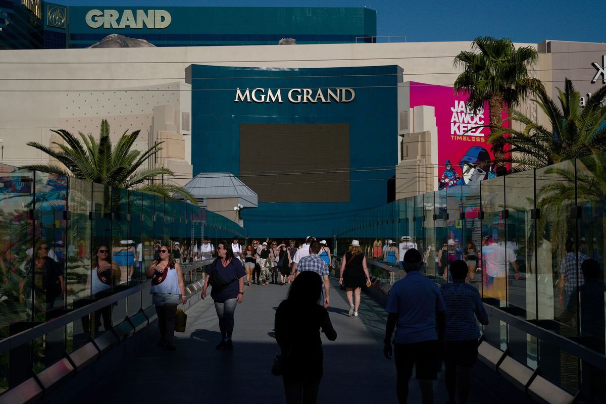 MGM is the largest employer on the Las Vegas Strip.  (Bridget Bennett/Bloomberg)