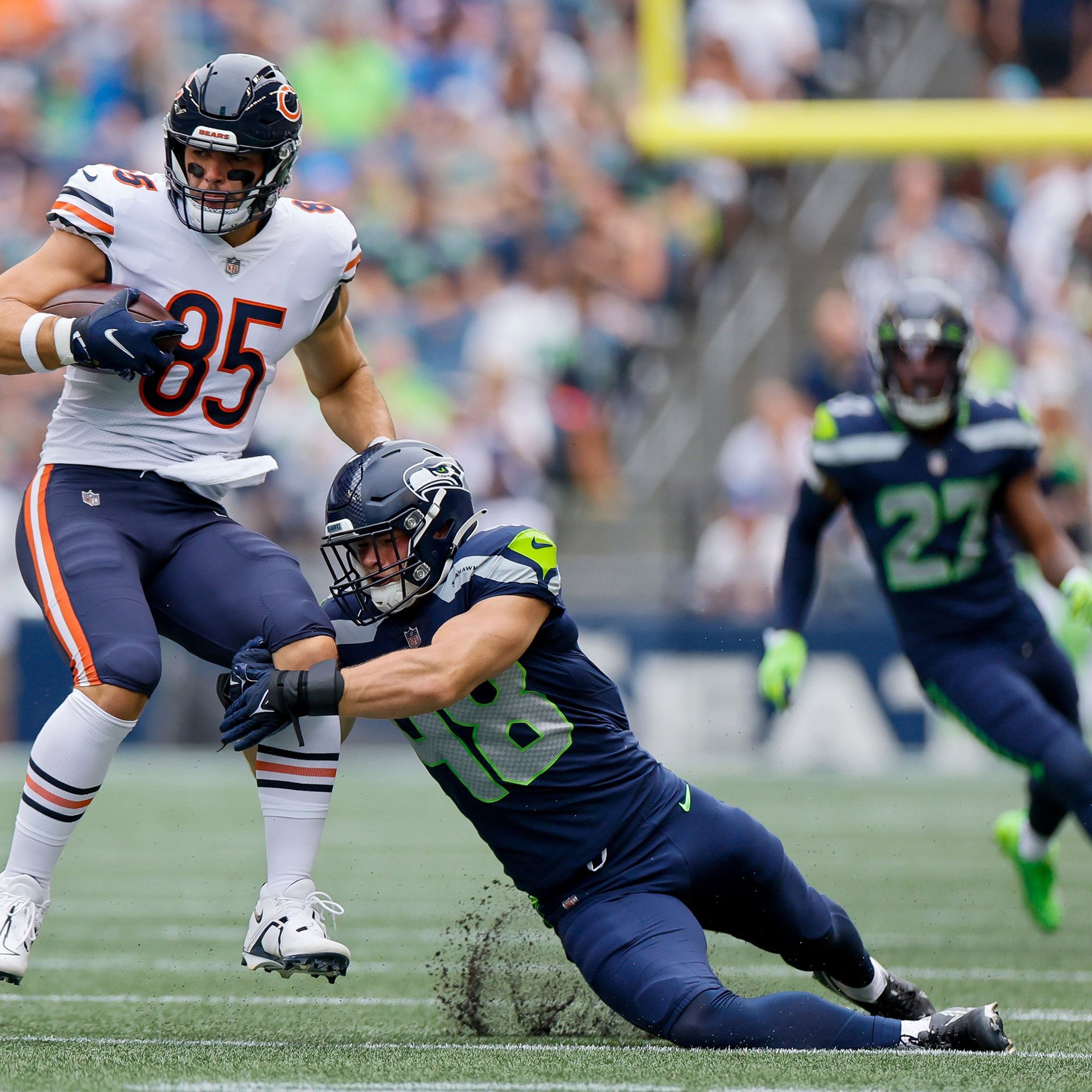 Chicago Bears dominate the Seattle Seahawks in a 27-11 win. Here's