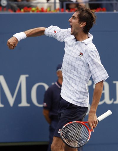 Marin Cilic defeated Andy Murray in three sets at the U.S. Open. (Associated Press / The Spokesman-Review)