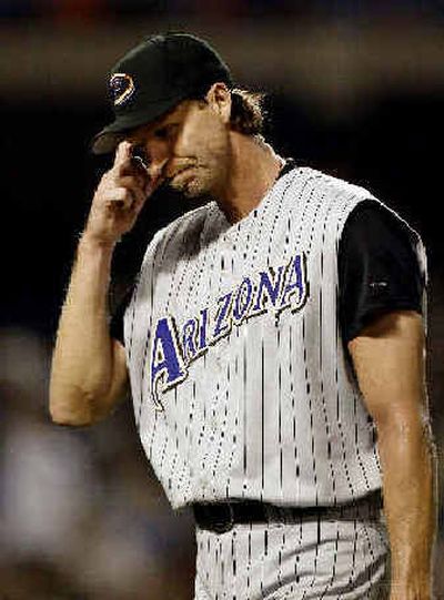 
The Diamondbacks' disappointing start to the season has them scratching their heads, though pitcher Randy Johnson has been providing victories for Arizona. The Diamondbacks' disappointing start to the season has them scratching their heads, though pitcher Randy Johnson has been providing victories for Arizona. 
 (Associated PressAssociated Press / The Spokesman-Review)