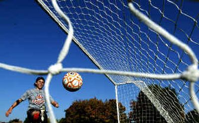 
Allie Allen is a shining star on the West Valley High School soccer team. The team hopes to make it to this year's 3A state playoffs. 
 (Jed Conklin / The Spokesman-Review)