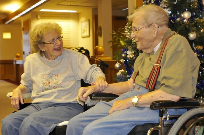 AP Photo/The Anchorage Daily News, Fran Durner

Roy and Marcia Zahrobsky, 95 and 90 respectively, have been married for 70 years. It was 