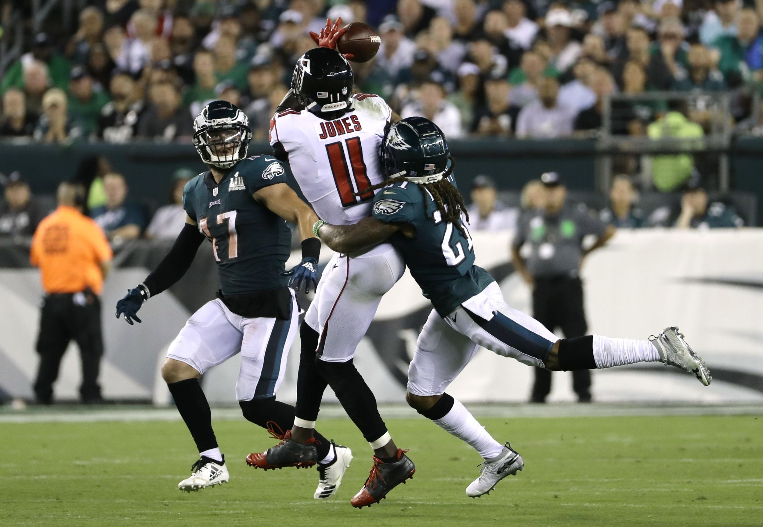 Eagles stop Matt Ryan to Julio Jones again, beat Falcons 18-12 in NFL  opener