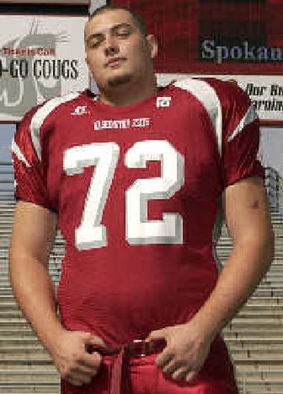 Last year on Cougar varsity Andy Roof filled in on the offensive line and played on special teams. This year he will be a member of the the starting lineup.
 (PHOTO COURTESY OF WSU / The Spokesman-Review)