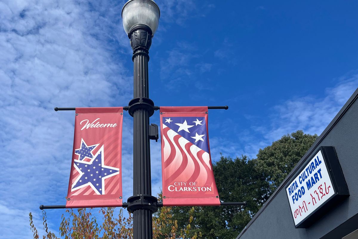 Clarkston, Georgia, an Atlanta suburb, is home to thousands of refugees. A Department of Health and Human Services report found that refugee communities contributed $123.8 billion more to federal, state, and local governments through taxes than they received in public benefits from 2005 to 2019.   (Renuka Rayasam/KFF Health News/TNS)