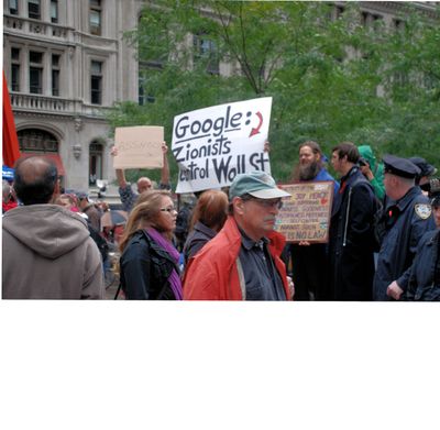 Occupy Wall Street photo taken in New York City on Oct. 12, 2011 by Tony Wadden for Becky Nappi's blog