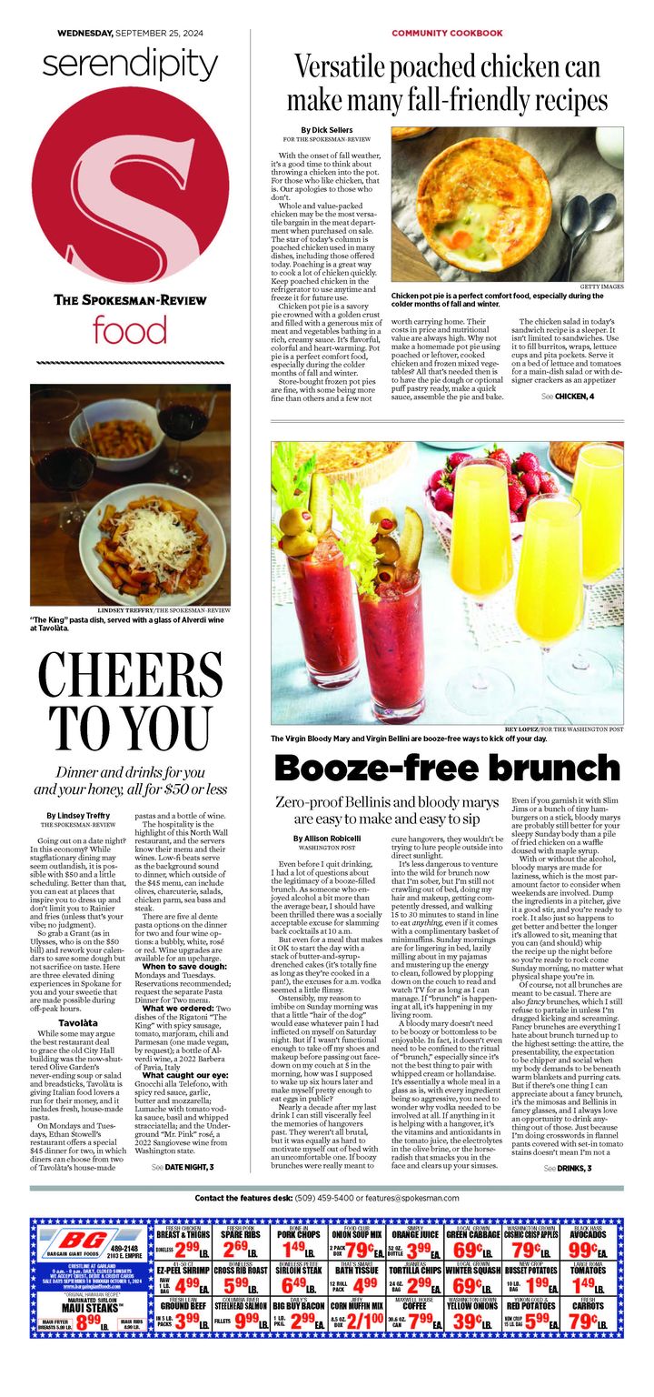Features Front Page for Sept. 25, 2024 The SpokesmanReview