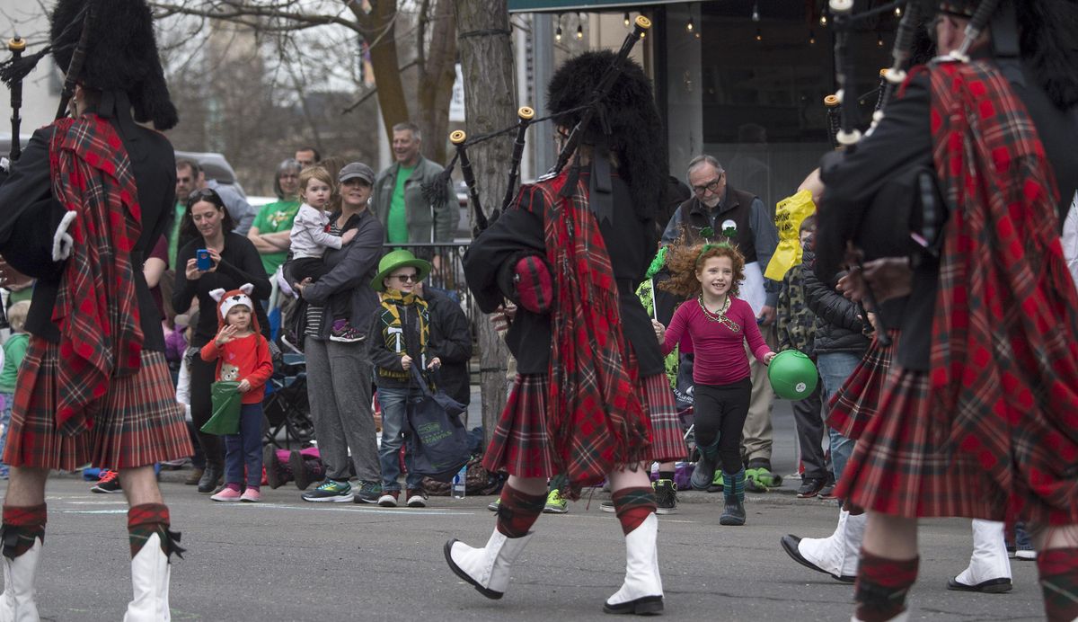Crowds put on the green for Spokane’s annual St. Patrick’s Day parade