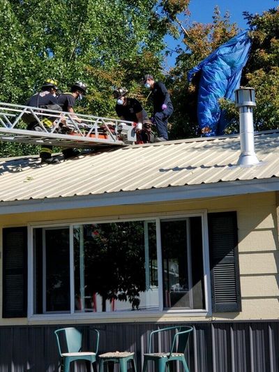 Skydiver hospitalized after crash-landing onto Sandpoint home | The ...