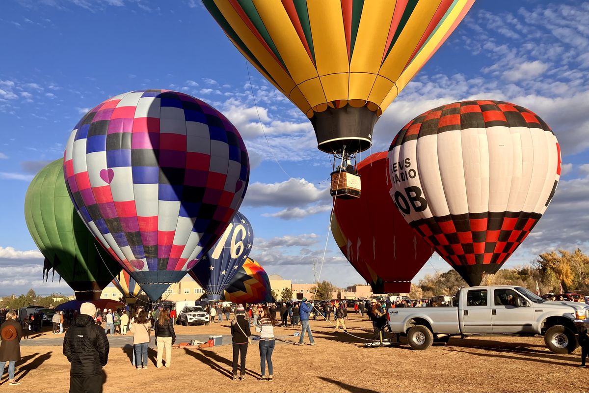 The Taos Mountain Balloon Rally is an annual event in the New Mexico town. (John Nelson)