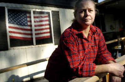 
 Convicted felon Beverly DuBois is suing the state over a law that bars her from voting. 
 (Holly Pickett / The Spokesman-Review)