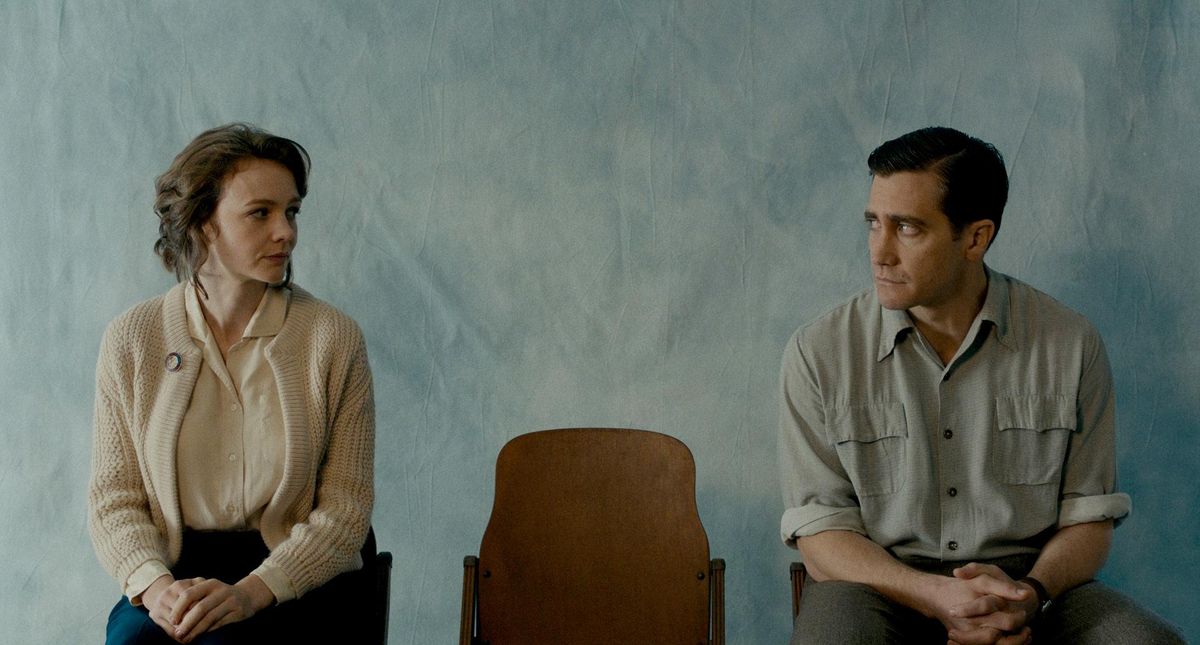 Carey Mulligan and Jake Gyllenhaal play a couple whose marriage is unraveling in “Wildlife.” (Scott Garfield / IFC Films)