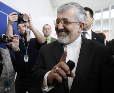 Ali Asghar Soltanieh, Iran's ambassador to the International Atomic Energy Agency, will deliver a statement to the agency’s 35-nation board today. (Associated Press)