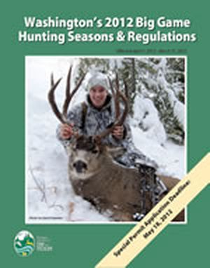 Washington 2012-2013 hunting regulations pamphlet.