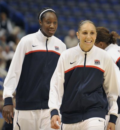Diana Taurasi’s 14 points led Team USA to an exhibition victory over Senegal. (Associated Press)