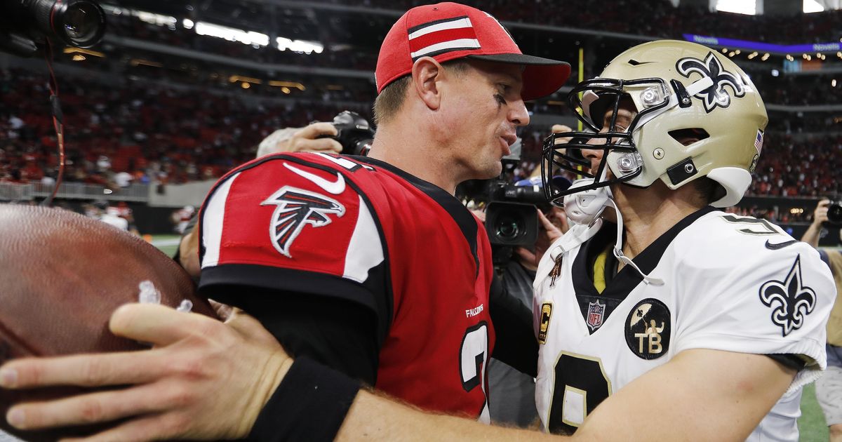 Streaking Saints, Brees seek to ground sagging Falcons