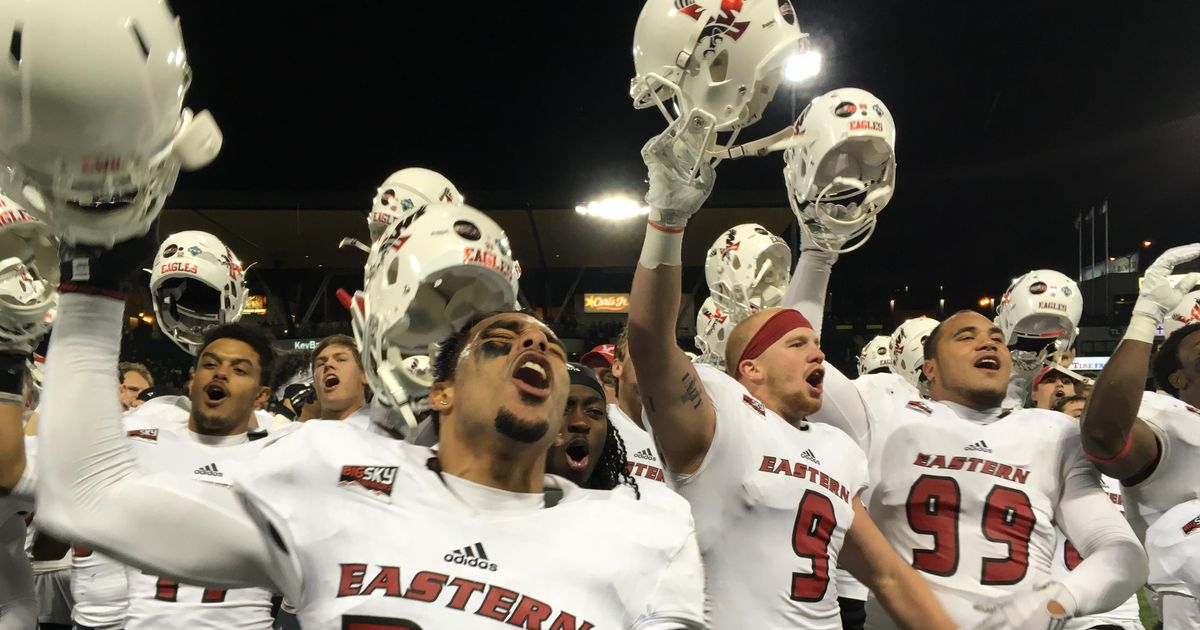 EWU football celebrates going from missing playoffs to Big Sky champs ...