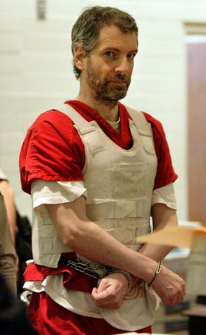 Joseph Duncan is shown in court in 2011, when he was sentenced to two life terms for the 1997 abduction and murder of a California boy. In 2008, Duncan was sentenced to death three times over for his 2005 crimes against a North Idaho family. He’s now on federal death row, but appeals of his death sentence continue. (Terry Pierson / AP/Press-Enterprise)